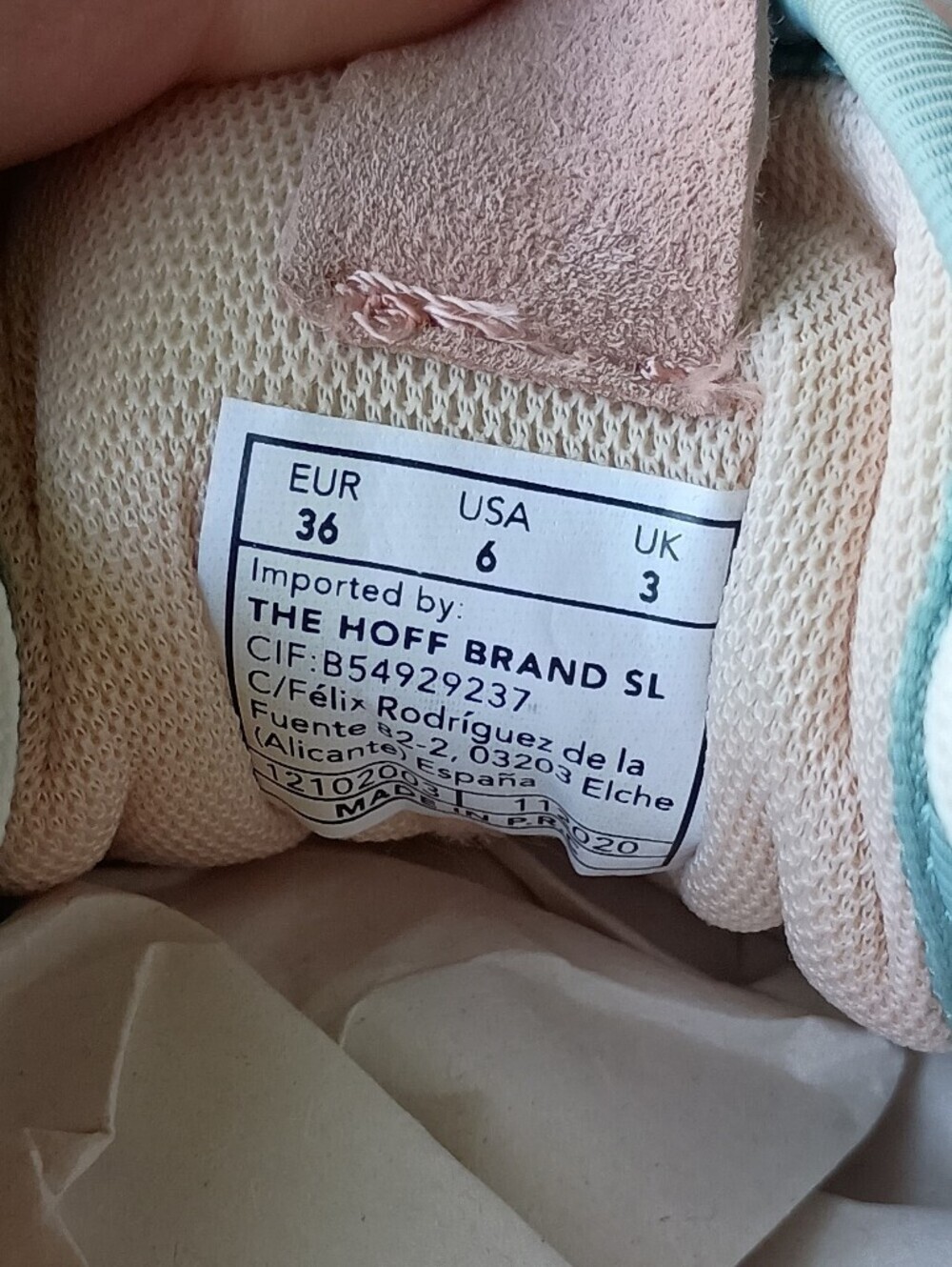 Hoff Women’s Pastel Colorblock Sneakers - Pink, Mint & Yellow_6 - Picture 7 of 7